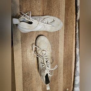 White rebel revolution cheer shoes womens